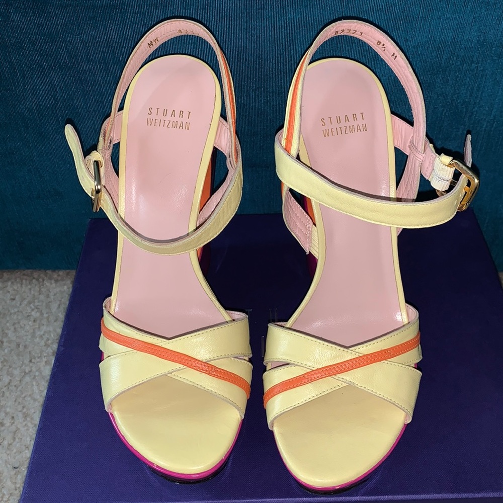 Stuart Weizmann wedge sandal